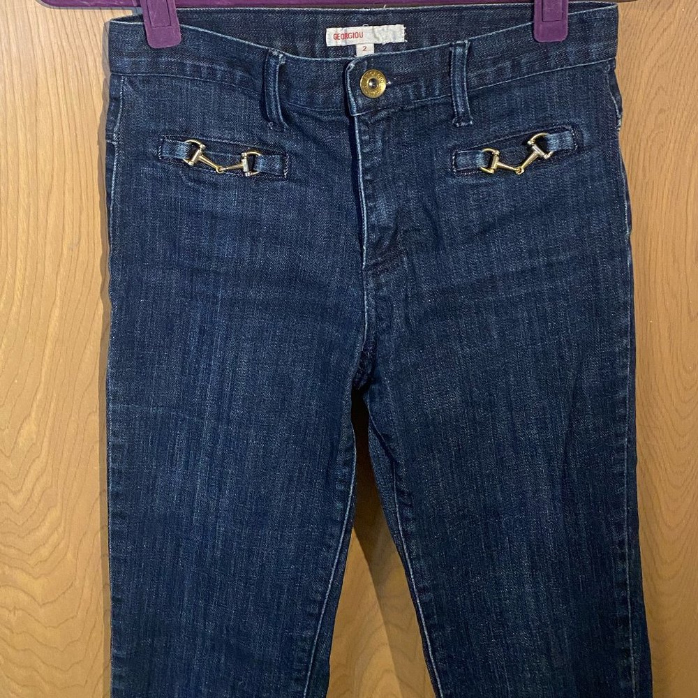 Georgiou Skinny Jeans with Buckle
